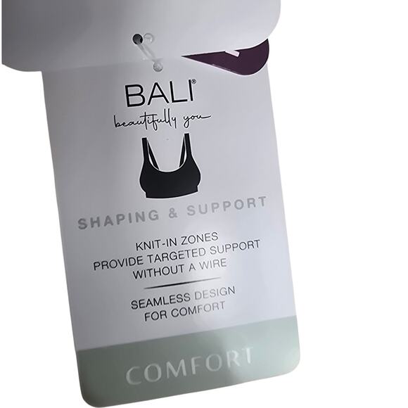 Bali Beautiful You Collection No Underwire Support Comfort 2XL NWT - Picture 6 of 6